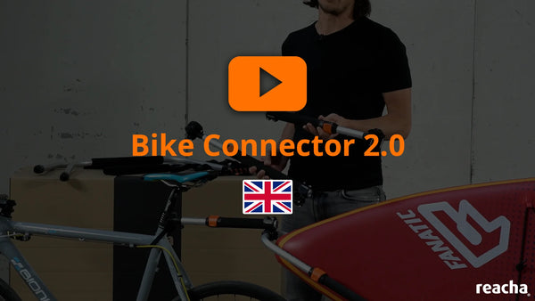 Our Bike Connector for universally linking your reacha with your bicycle